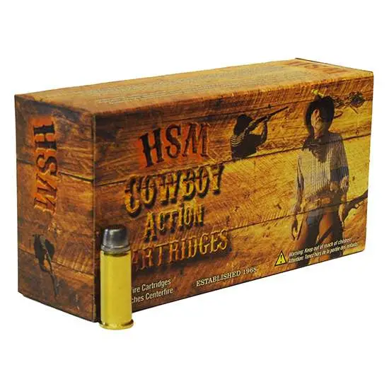 https-images.coreware.com-images-products-30828-14234069__36466.webp HSM Cowboy Action 45 Colt (Long Colt) Ammo 200 Grain Flat Nose Box of 50 -45C2N