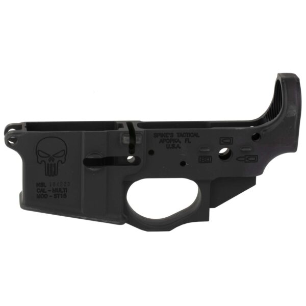 Spike's Tactical Punisher AR-15 Stripped Lower Receiver Anodized Black - STLS015