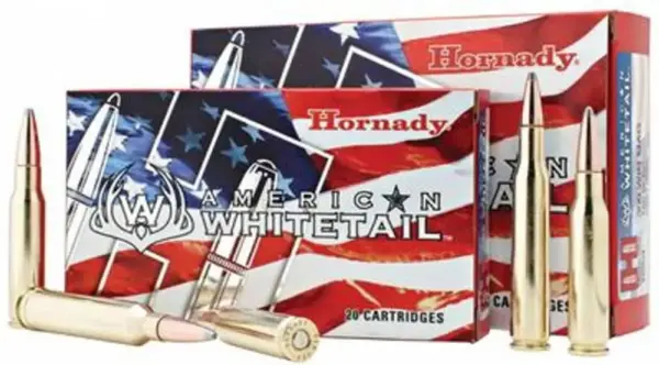 https-images.coreware.com-images-products-336-14089279__44564.webp Hornady American Whitetail .30-06 Springfield 180 Grain InterLock SP Centerfire Rifle Ammunition
