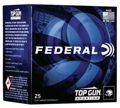 https-images.coreware.com-images-products-339047-14251292__05392.webp Federal Ammunition Top Gun Sporting 410 Gauge 2.75" 1/2 oz 8 Shot 25 Bx - TGS412148