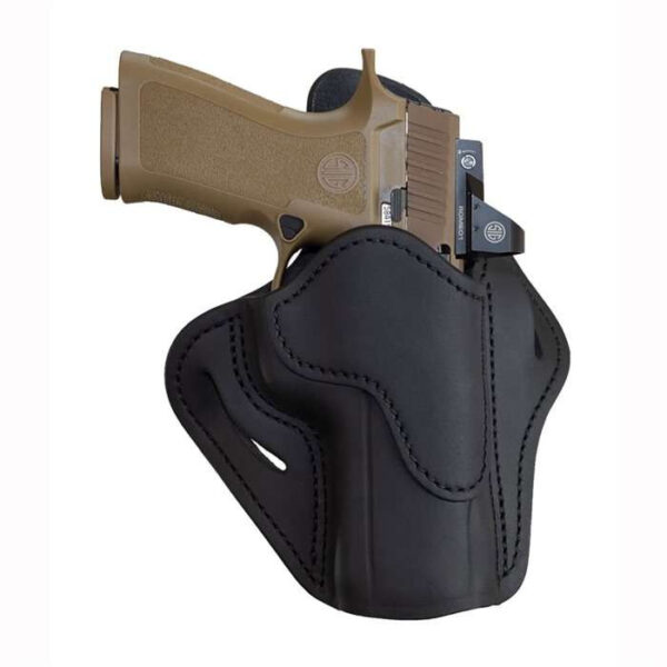 https-images.coreware.com-images-products-352781-14221149-37433.1759955190.1280.1280__49469.jpg 1791 Gunleather BH2.4 Stealth Black Leather OWB Sig P320/Sprgfld XD-M/Walther PPQ Right Hand - ORBH24SBLR