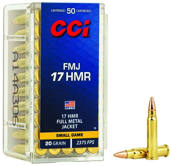 https-images.coreware.com-images-products-4543-14250280__02947.jpg CCI Ammunition Gamepoint 17 HMR 20 gr Full Metal Jacket (FMJ) 50 Per Box - 0055