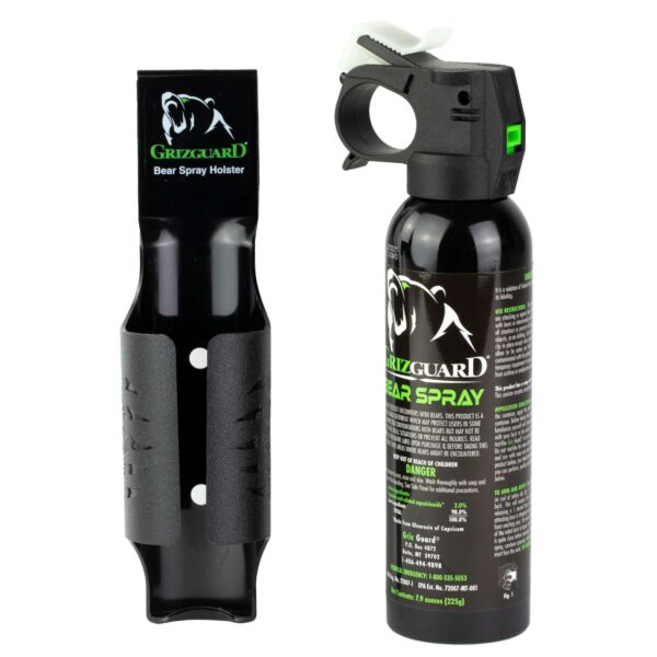 Griz Guard Bear Spray 7.9 oz Aerosol With Holster - GG1B
