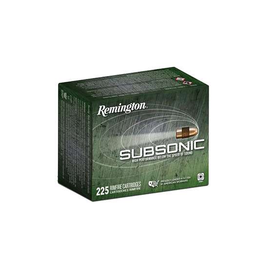 https-images.coreware.com-images-products-605058-14237926__76372.jpg Remington Subsonic Rimfire Brass .22 LR 40 Grain 225-Rounds HP - 21249