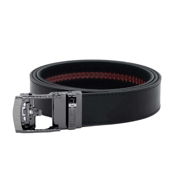 Bianchi Black Leather 50"-Length 1.5"-Width Belt with Buckle B13