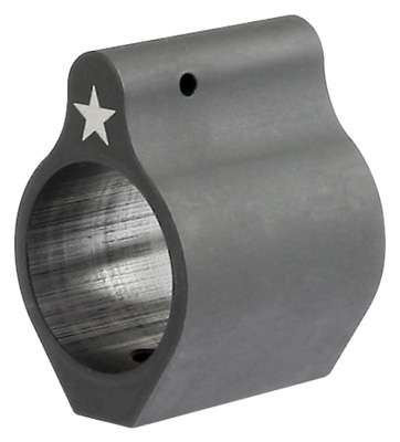 https-images.coreware.com-images-products-93618-14182186__27628.jpg Bravo Company MFG Low Profile Gas Block, Steel w/ set Screws .75" Black Phosphate - LGB750