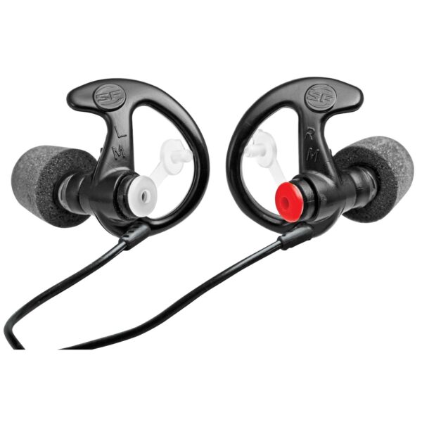 https-images.coreware.com-images-products-95621-14136976__56086.jpg Surefire COMPLY FOAM TIPPED, FILTERED EARPLUGS, MEDIUM, 1 PAIR, BLACK - EP7BKMPR
