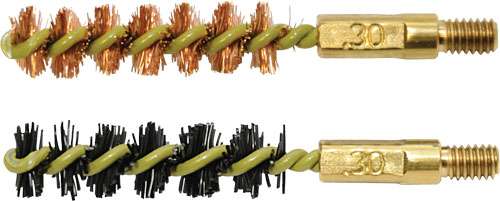 https-images.coreware.com-images-products-99711-14183210__08822.jpg Otis Technology .30 Cal 8-32 Thread Bronze/Nylon Bore Brush - FG330NB
