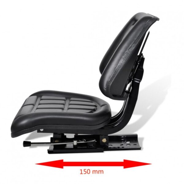 image-5-210156__23828.jpg vidaXL Tractor Seat with Backrest Black