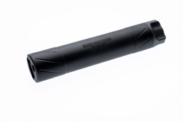 mack-bros-vapor-22-suppressor-63922.1746497960.1280.1280__31719.jpg Sturgis Mack Bros Vapor 22 LR/Mag 17 HMR 5.7x28 Titanium Rimfire Suppressor