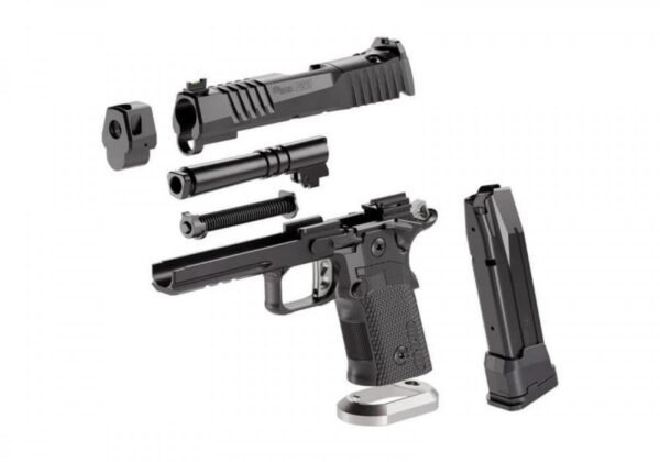 p211-gto-exploded__99208.jpg Sig Sauer P211-GTO 9mm 4.4" Barrel 21/23-Rounds FS Compensator, Optics Ready