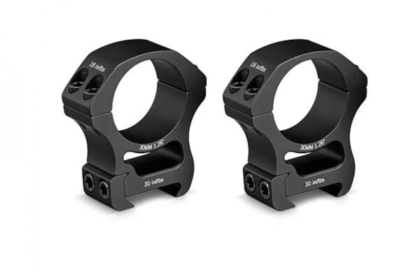 pr30-h__08433.jpg Vortex Pro Series 30mm Rifle Scope Rings, Weaver/Picatinny, High Height, 1.26 inch, Black