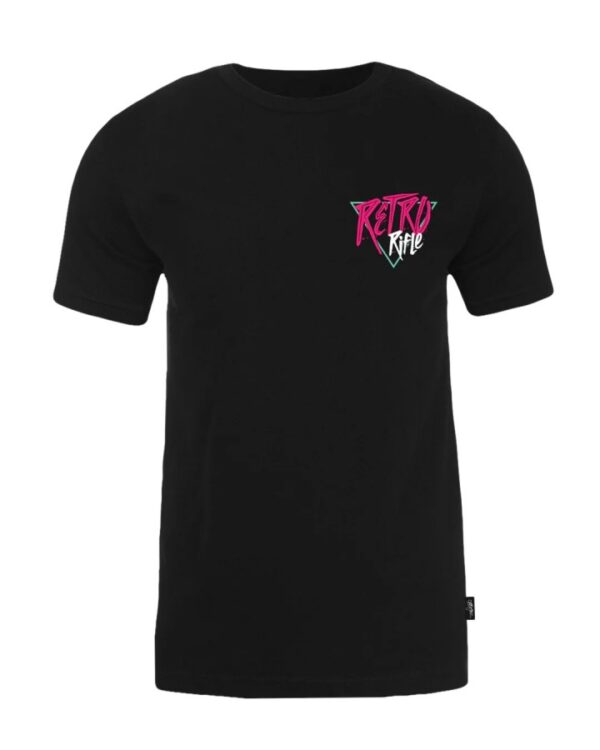 prehistoric-tee-front__44976.jpg RETRO RIFLE T-REX PREHISTORIC BLACK TEE
