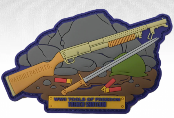 Patriot Patch Company - WWII Guns "M37 Trench Shotgun" - Patch 3.4" x 3"