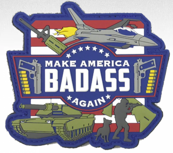 Patriot Patch Company -Make America Badass Again - Patch 3.25" x 3.5"