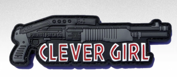 screenshot-2025-06-19-125353__27827.png Patriot Patch Company - Clever Girl 12 Gauge - Patch 4.25" x 1.25"