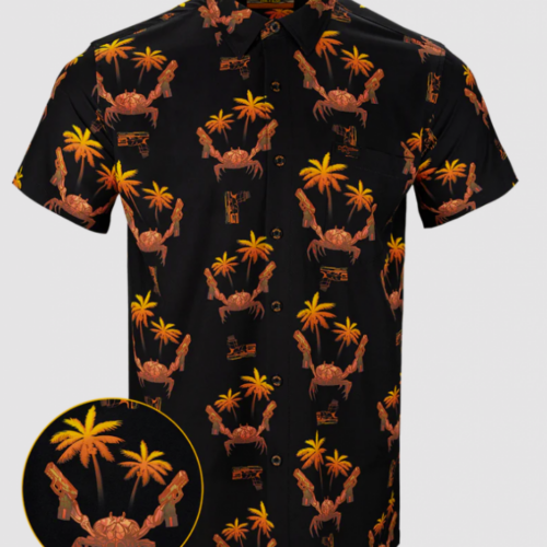 RETRO RIFLE THE CRAB BUTTON DOWN