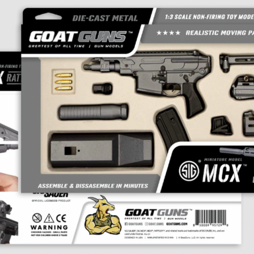 screenshot-2025-08-29-113924__62401.png GOAT GUNS MINIATURE SIG SAUER MCX® MODEL - CONCRETE GREY "RATTLER"