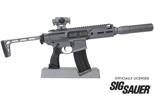 GOAT GUNS MINIATURE SIG SAUER MCX® MODEL - CONCRETE GREY "RATTLER"