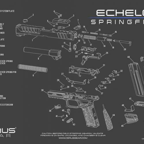 screenshot-2025-09-02-102250__05771.png Cerus Gear Cleaning MAT -SPRINGFIELD ECHELON SCHEMATIC; Charcoal GRAY/ Cerus BLUE