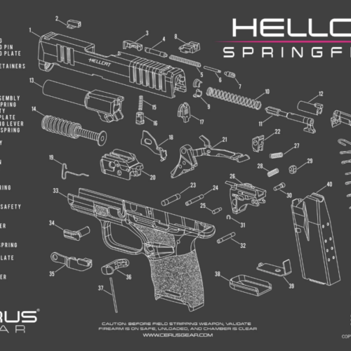 screenshot-2025-09-02-132944__49576.png CERUS GEAR CLEANING MAT SPRINGFIELD HELLCAT SCHEMATIC - CHARCOAL GRAY/PINK