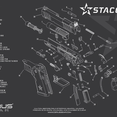 CERUS GEAR CLEANING MATS STACCATO CS SCHEMATIC CHARCOAL GRAY