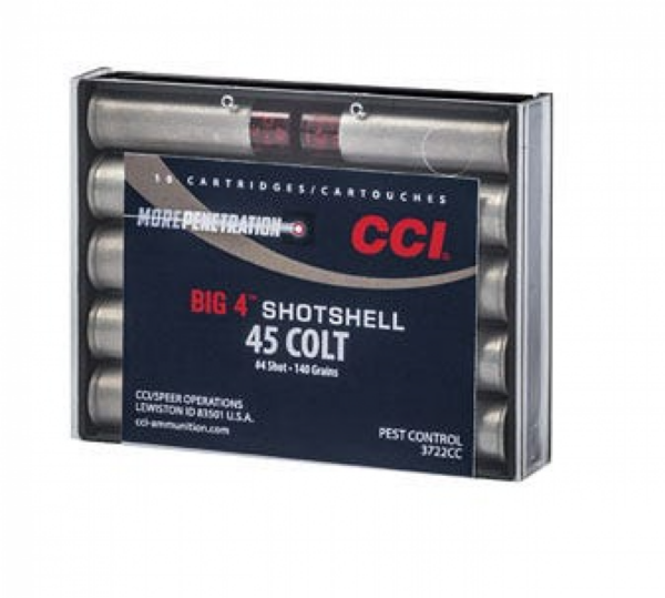 screenshot-2025-10-07-112545__06613.png CCI Ammunition Big 4 Shotshell 45 Colt (LC) Shotshell #4 Shot 10 Bx - 3722CC