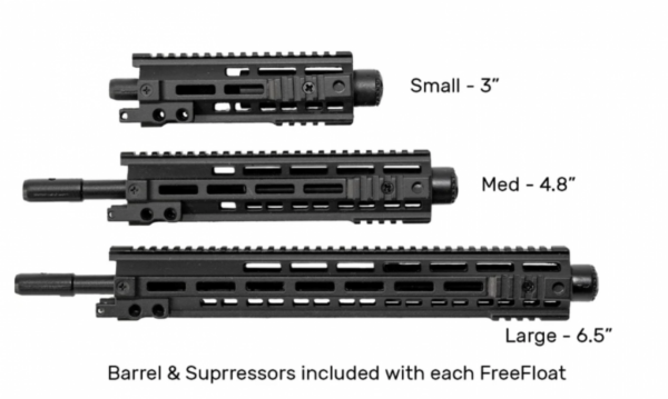 Goat Guns Miniature Accessories Free Float Handguards Large