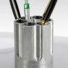 screenshot-2025-12-12-152400__25495.png CampCo Caliber Gourmet Gun Cylinder Pen Holder Silver Aluminum - CBG-1007